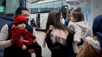 حلب: انطلاق القافلة الثانية لعودة النازحين من عفرين إلى الشيخ مقصود والأشرفية