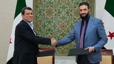 بحضور المبعوث الأمريكي: الرئيس الشرع يجتمع بعبدي في دمشق