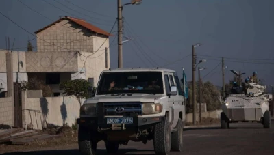 دورية أممية تجري جولة بين سعسع ومزرعة بيت جن في ريف دمشق