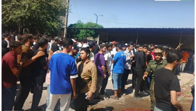 الرقة: شكاوى من سوء معاملة عناصر وموظفي "ب ي د" بمركز التسجيل على امتحانات الثانوية