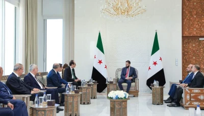 الشرع يستقبل رئيس اتحاد الغرف التركية لبحث التعاون الاقتصادي وإعادة الإعمار