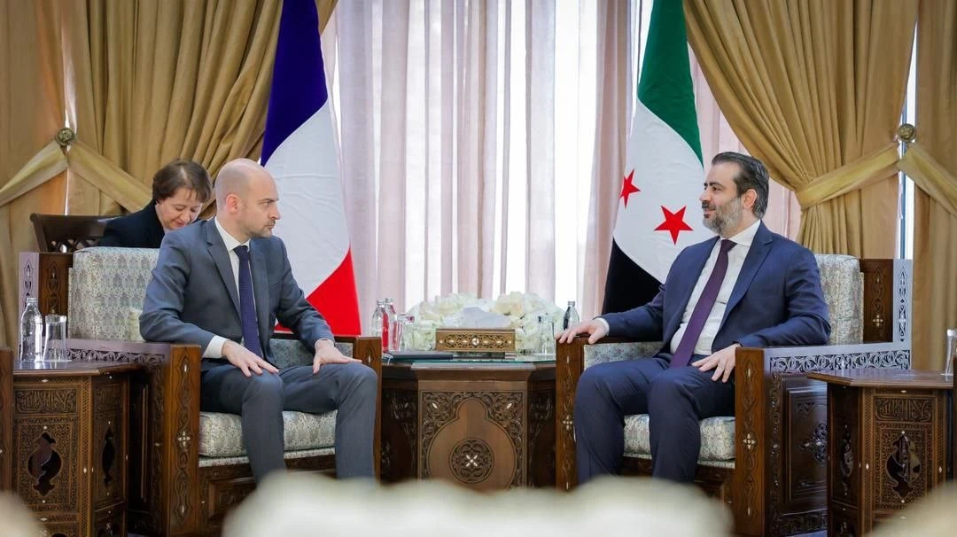 دمشق: الشيباني يستقبل نظيره الفرنسي