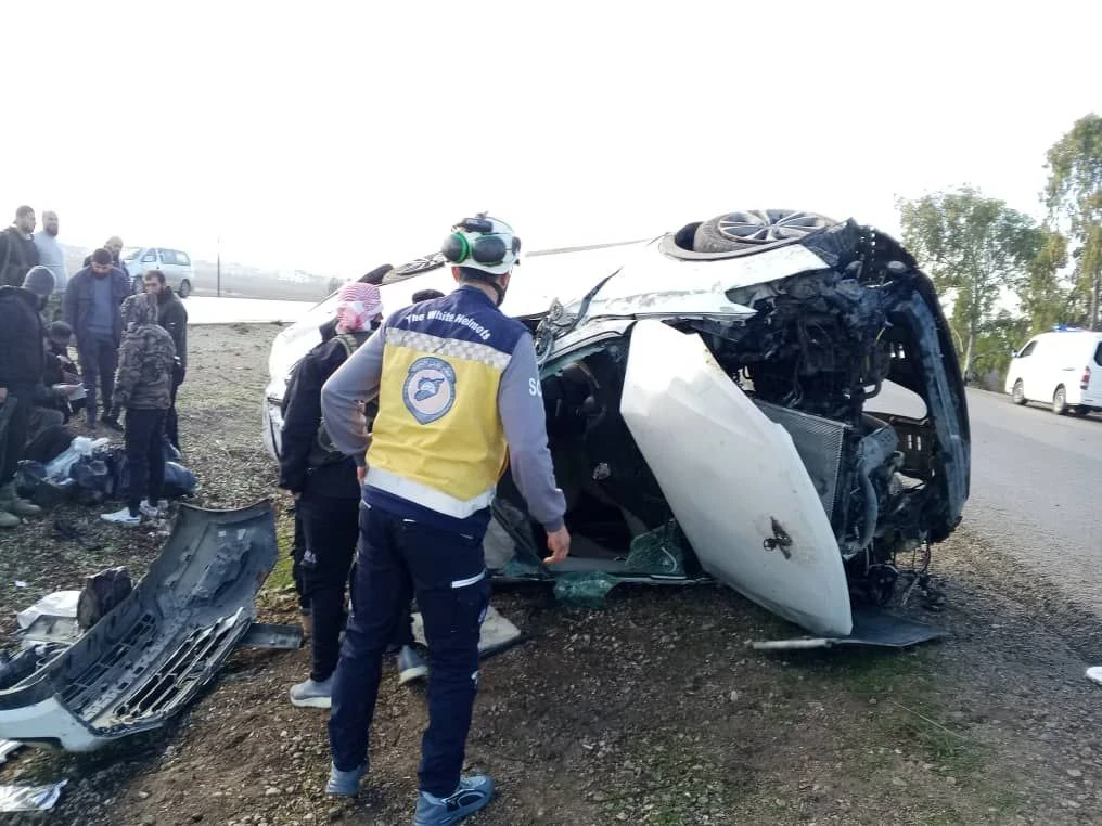 الدفاع المدني السوري:  11 وفاة و9 إصابات في أكثر من 10 حوادث