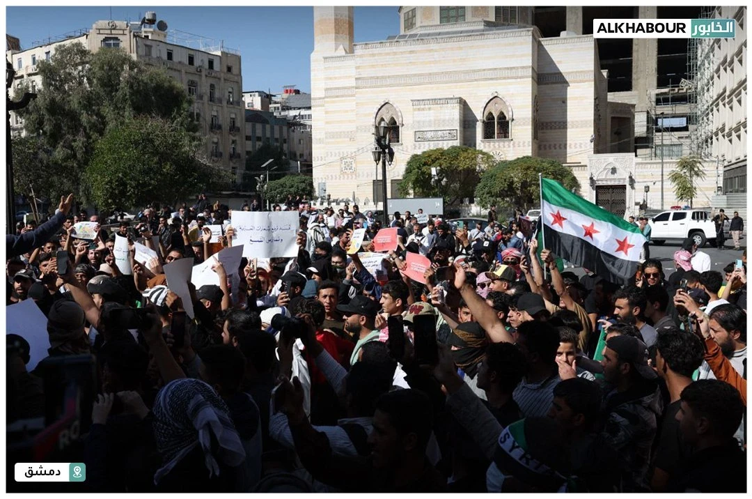 أكبرها بدمشق ..  مظاهرات بمدن سورية ضد "قسد" دعماً للجزيرة السورية