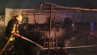 وفاة خمسة أطفال بحريق خيمتين في ريف دمشق