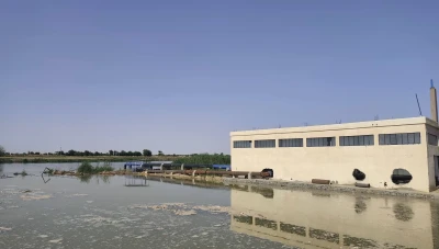 إجراءات وقائية لحماية محطات المياه من غمر مياه نهر الفرات في دير الزور