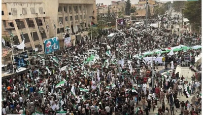 الحسكة: مظاهرات في مركز المدينة وسط انتشار أمني