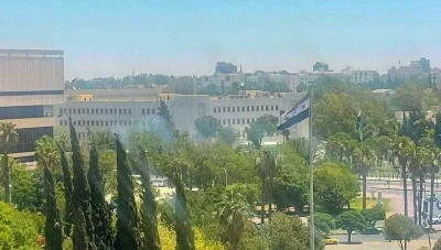 إسرائيل تقصف بوابة الأركان في دمشق