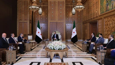 الرئيس أحمد الشرع يستقبل وزير الخارجية التركي في دمشق