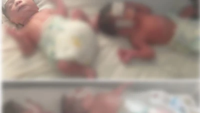 ولادة توأم رباعي نادر في مشفى الزين بدير الزور
