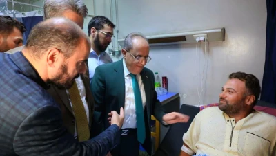 وفد حكومي يزور جرحى تفجير كنيسة مار إلياس ويؤكد استمرار الرعاية الطبية