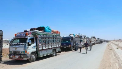 إلى ديرالزور.. 46 عائلة تغادر مخيم العريشة في الحسكة