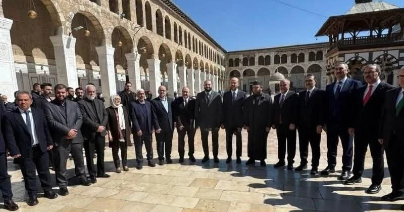 دمشق: بلال أردوغان يزور المسجد الأموي