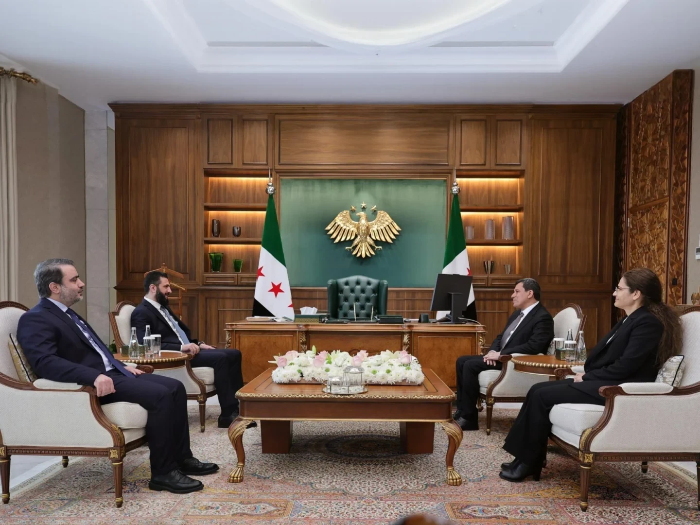 الرئيس الشرع يلتقي مظلوم عبدي في دمشق لبحث استكمال دمج “قسد”