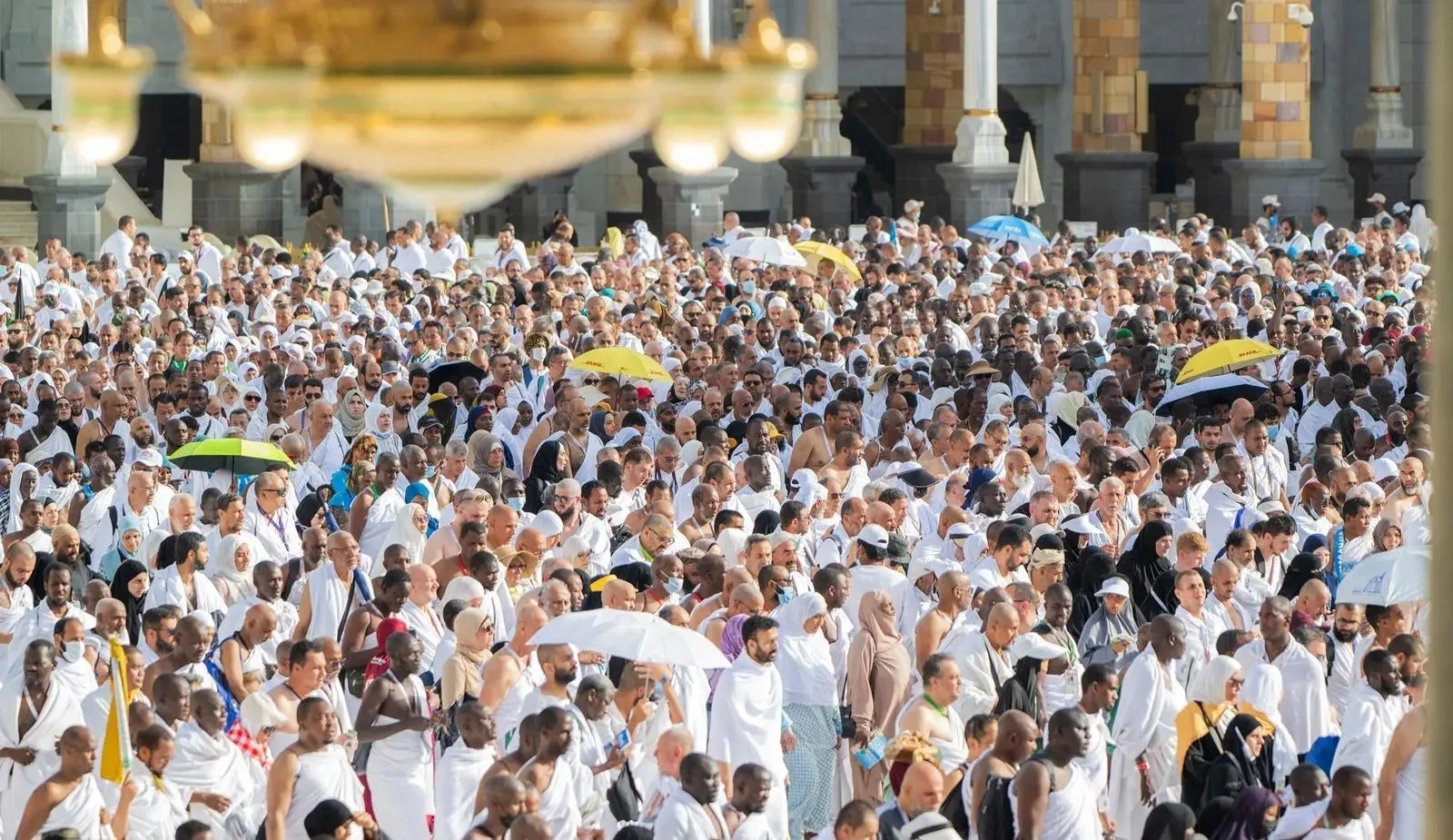 المسجد الحرام..حجاج بيت الله الحرام يؤدون طواف الإفاضة