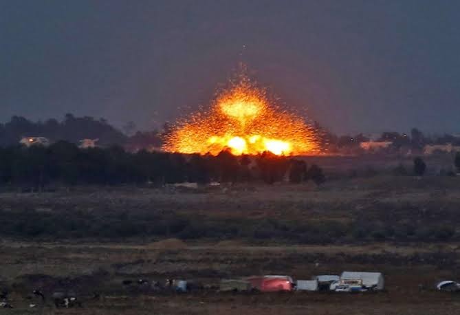 مقتـل قيادي إيراني بالقـصف الإسرائيلي لمواقع في دمشق