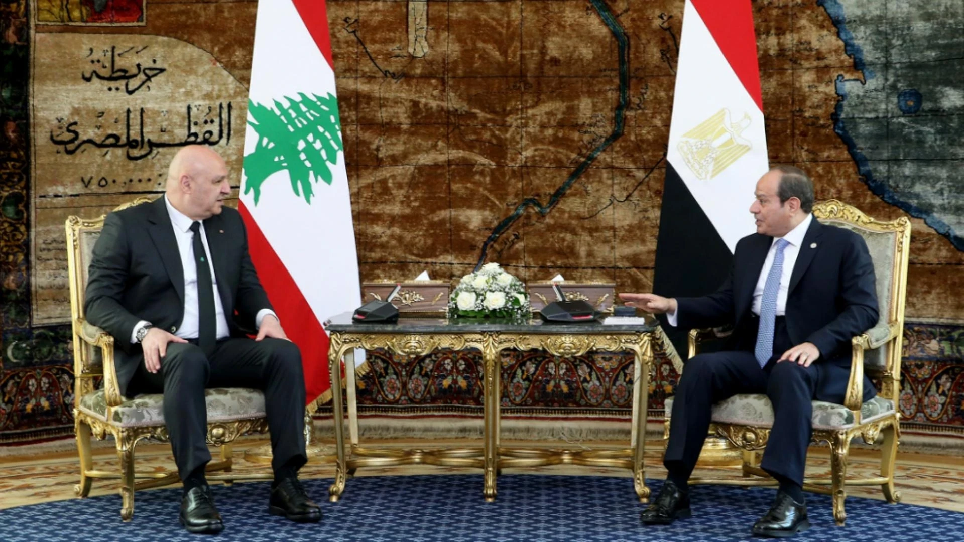 عون والسيسي يؤكدان دعم وحدة سوريا وسيادتها