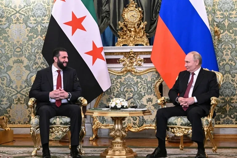 موسكو: الشرع يؤكد لبوتين أن دمشق تريد إعادة تعريف العلاقة مع روسيا