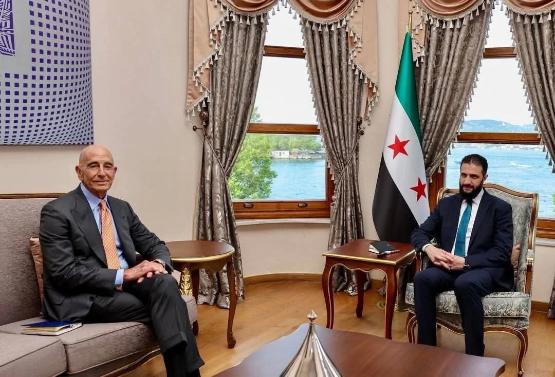 إسطنبول: الشرع يلتقي المبعوث الأمريكي إلى سوريا