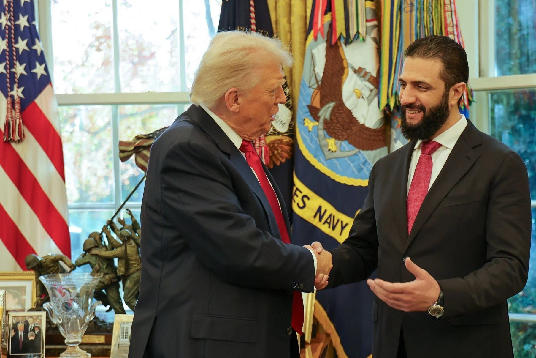 تسريبات عن ترتيبات لزيارة الرئيس الأمريكي إلى سوريا