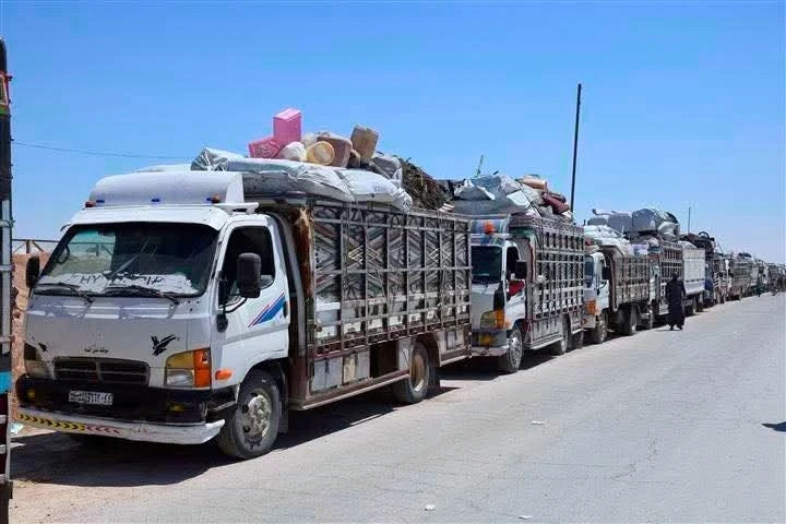 عودة 51 عائلة نازحة من مخيم العريشة بالحسكة إلى دير الزور