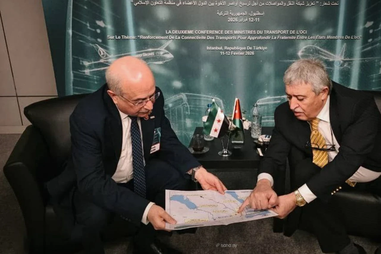 سوريا تبحث مع الأردن الربط السككي وتسهيل حركة الشحن