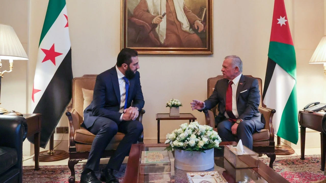 الرئيس الشرع يتلقى اتصالا من العاهل الأردني