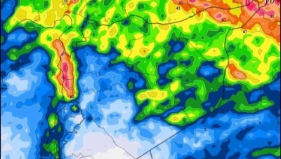 تحذيرات من أمطار غزيرة وعواصف رعدية في سوريا حتى فجر الأحد