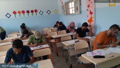 طلاب رأس العين يتقدمون لامتحان "اليوس" تمهيدا لدخول جامعة حران التركية