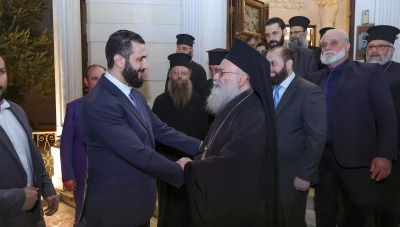 الرئيس الشرع يزور الكنيسة المريمية في دمشق ويلتقي البطريرك يوحنا العاشر