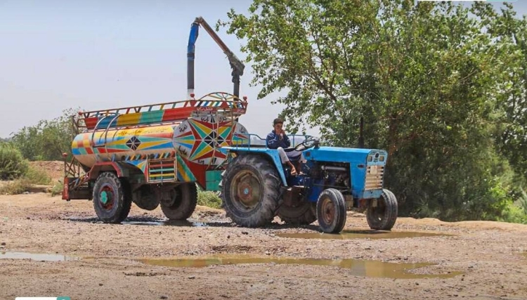 أزمة مياه خانقة تعصف ببلدات عديدة في ريف دير الزور